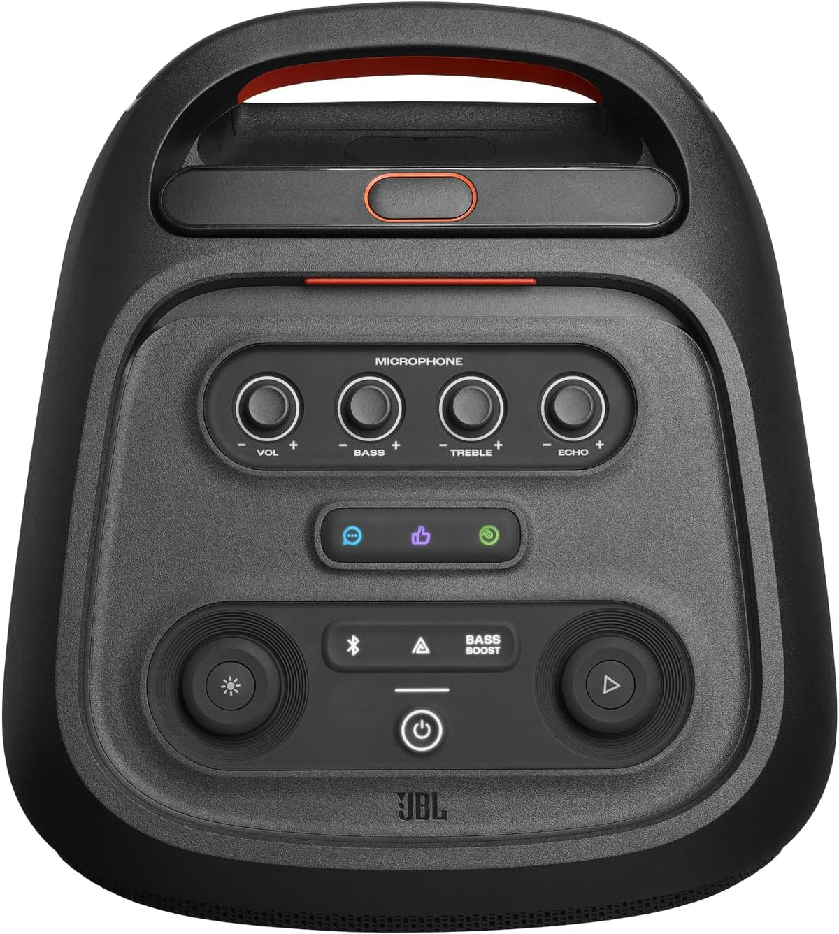 JBL PartyBox Stage 320 Portable Party Speaker with Wireless Two Microphone System (Black)
