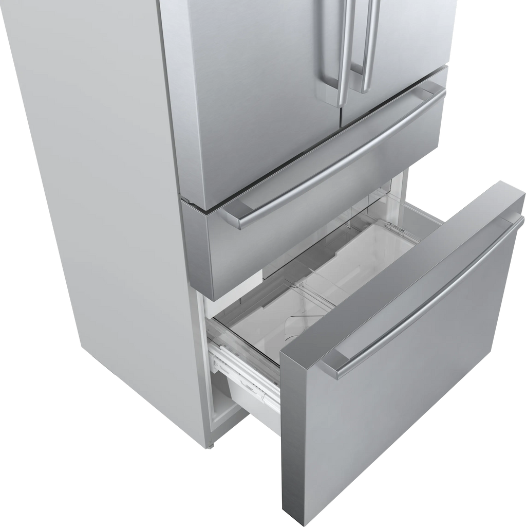 Bosch B36CL80SNS 800 Series French Door Bottom Mount Refrigerator 36'' Stainless steel (with anti-fingerprint)