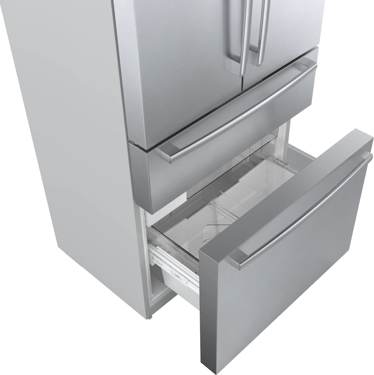 Bosch B36CL80SNS 800 Series French Door Bottom Mount Refrigerator 36'' Stainless steel (with anti-fingerprint)