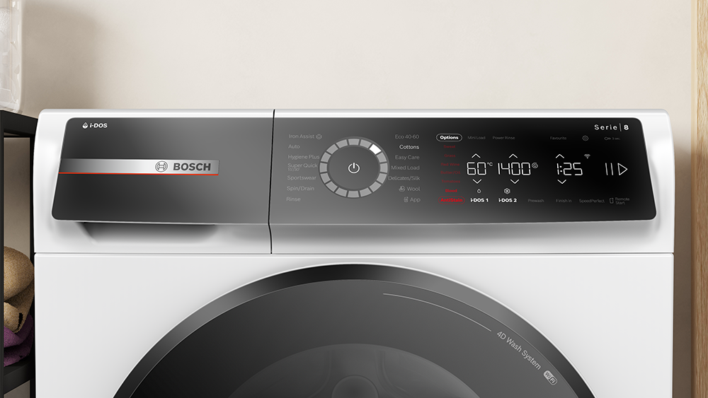 Bosch WGB256A1GB 10kg Series 8 i-DOS Washing Machine 1400rpm – WHITE