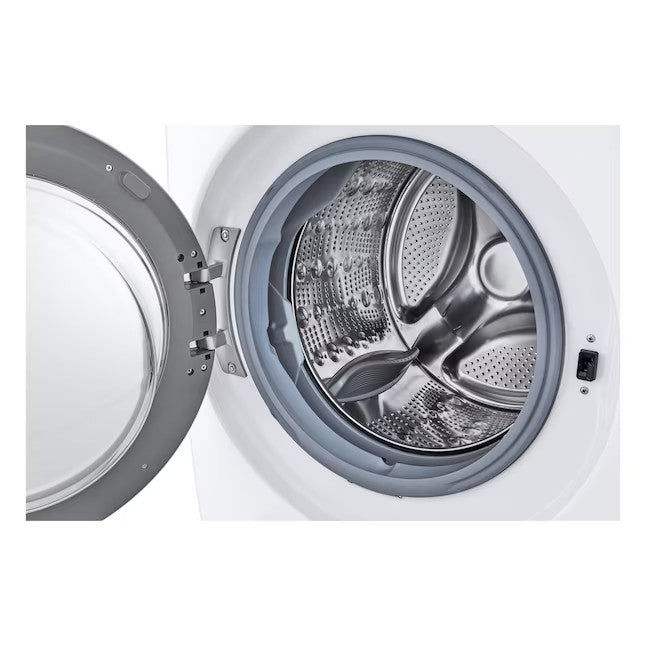 LG 4.5-cu ft High Efficiency Stackable Front-Load Washer (White) ENERGY STAR