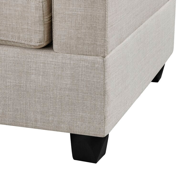 Chenault 92′′ Wide Reversible Modular Sofa & Chaise With Ottoman