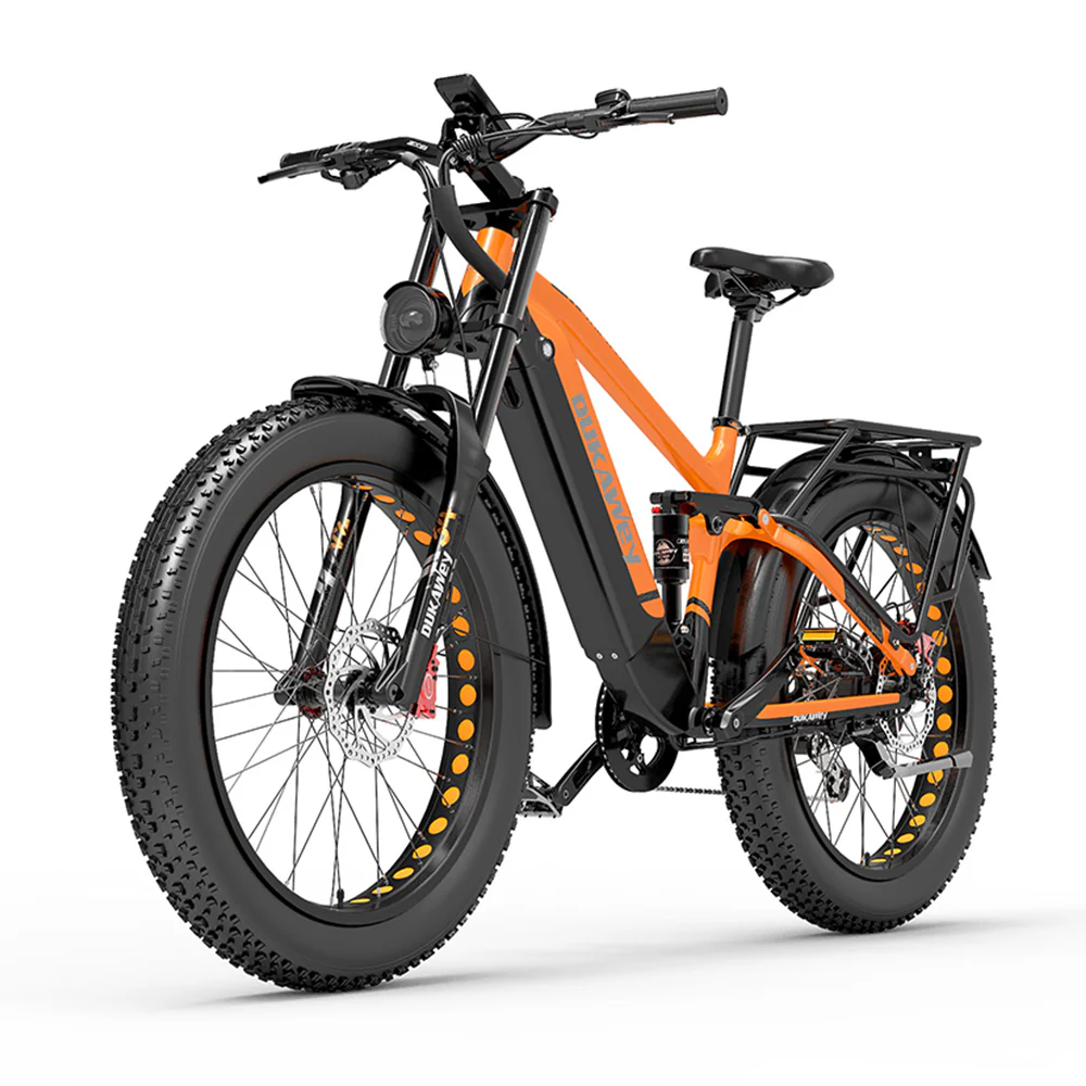 Dukawey Silvertip8 1000W 26" Fat Bike E-Mountainbike SUV E-bike 52V 20Ah