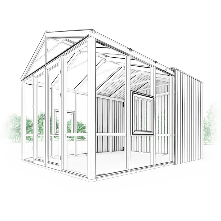 WOODEN greenhouse M5 | PREMIUM